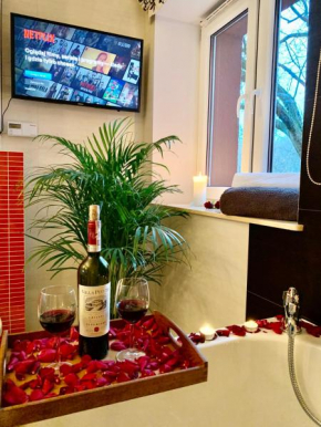 LAS SŁUPSKI PREMIUM LOVE APARTAMENT NR5 Wifi Netflix Smart TV50 full kitchen double bathtub up to 4 people full pleasure quality stay, Słupsk